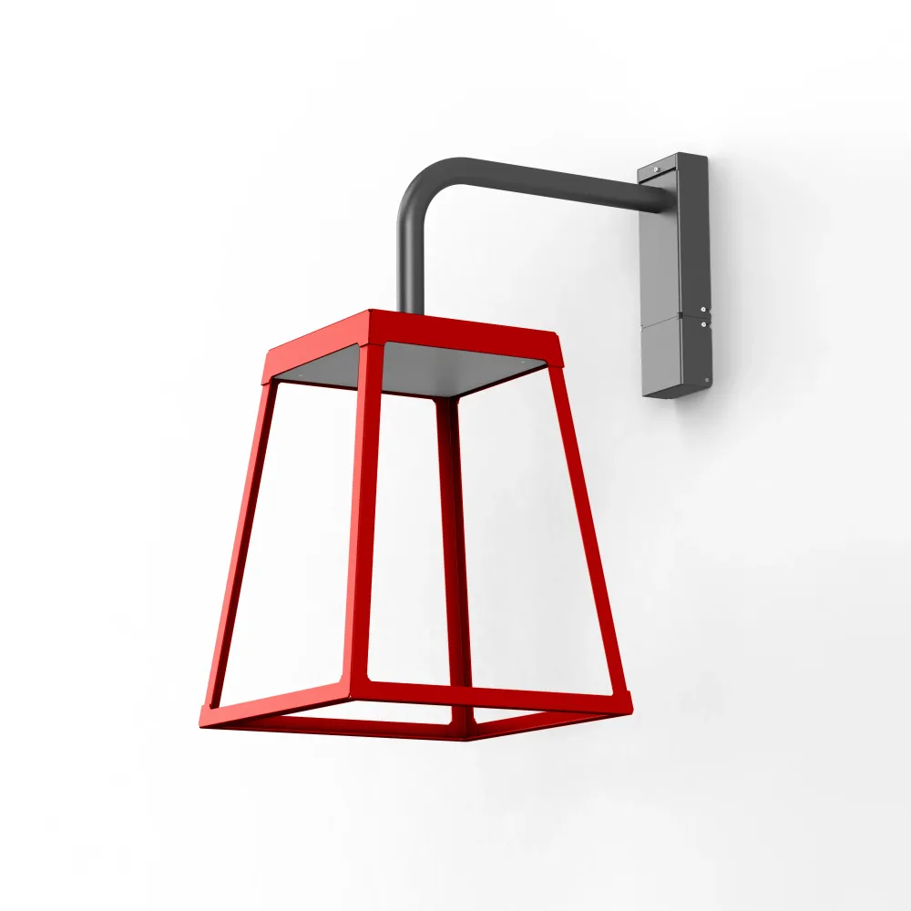 Applique Lampiok 4 N°1 LED 35w 3000°k clair Gris noir 107 - Rouge tomate 110 175224110