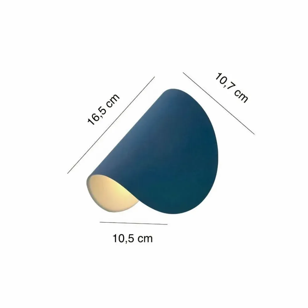 Applique Murale Bleu Design Minimaliste Rotative | Jemy