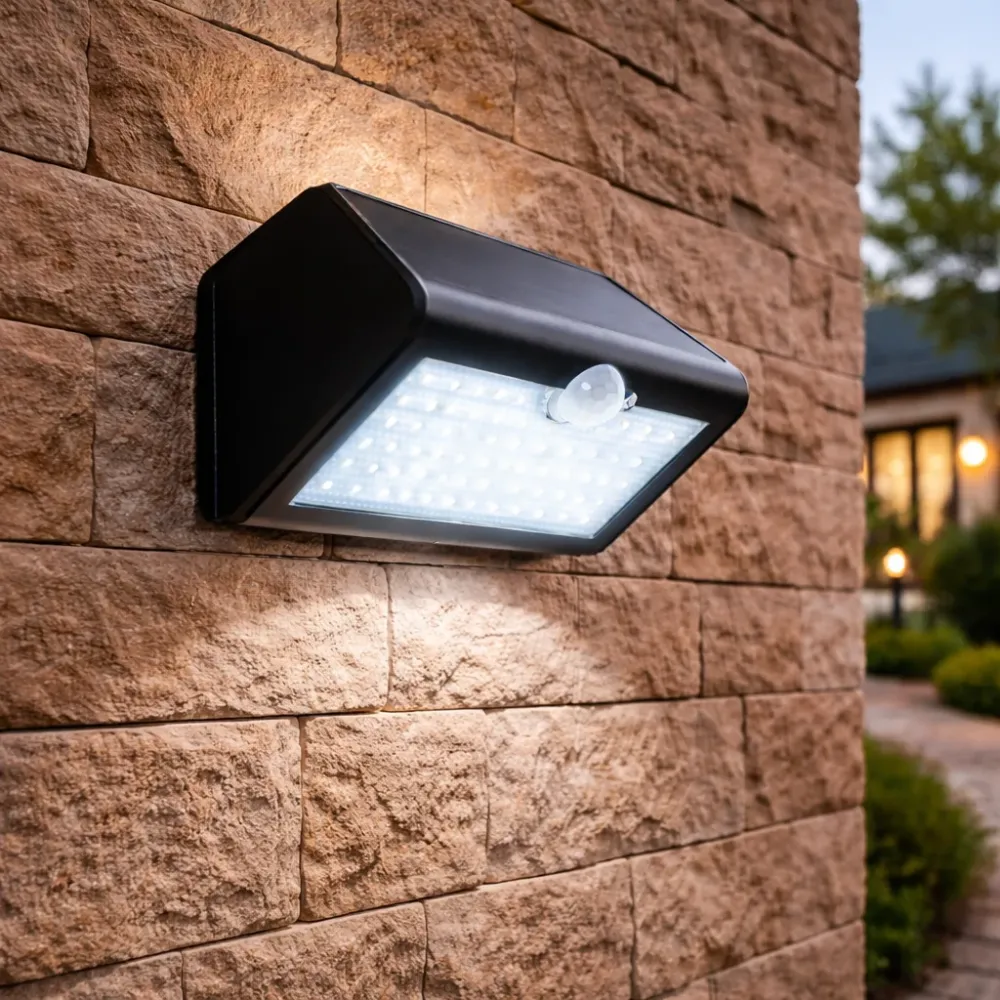 Applique Murale LED 6000ºK Solaire IP65 Capteur 40 000H [PL-626021-CW]