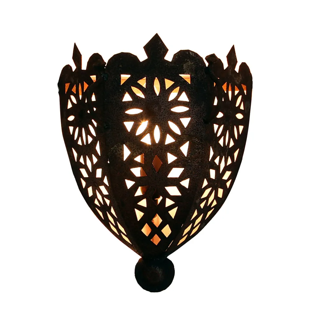 Applique murale orientale en fer EWL06