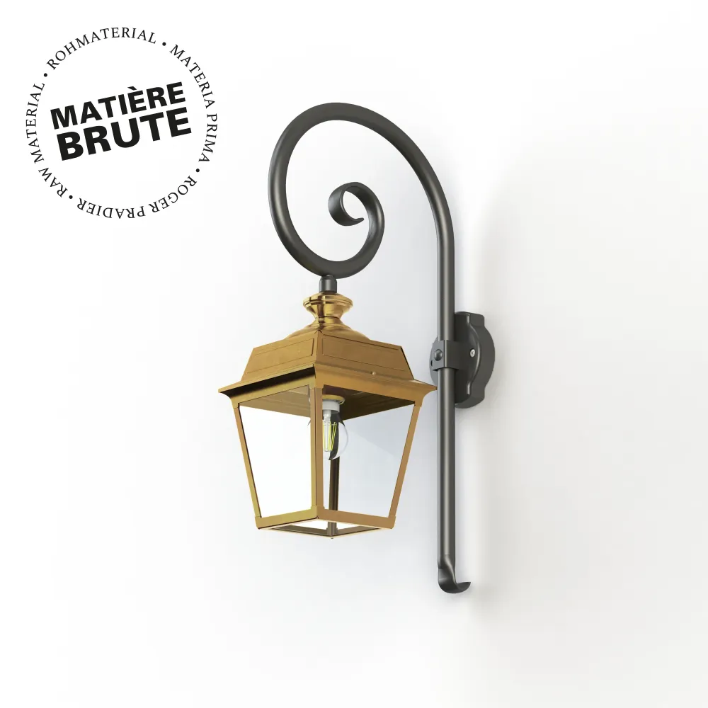 Applique Place des Vosges 1 Tradition N°5 Laiton brut 072 151009072