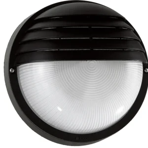 applique ronde « paupière » en noir