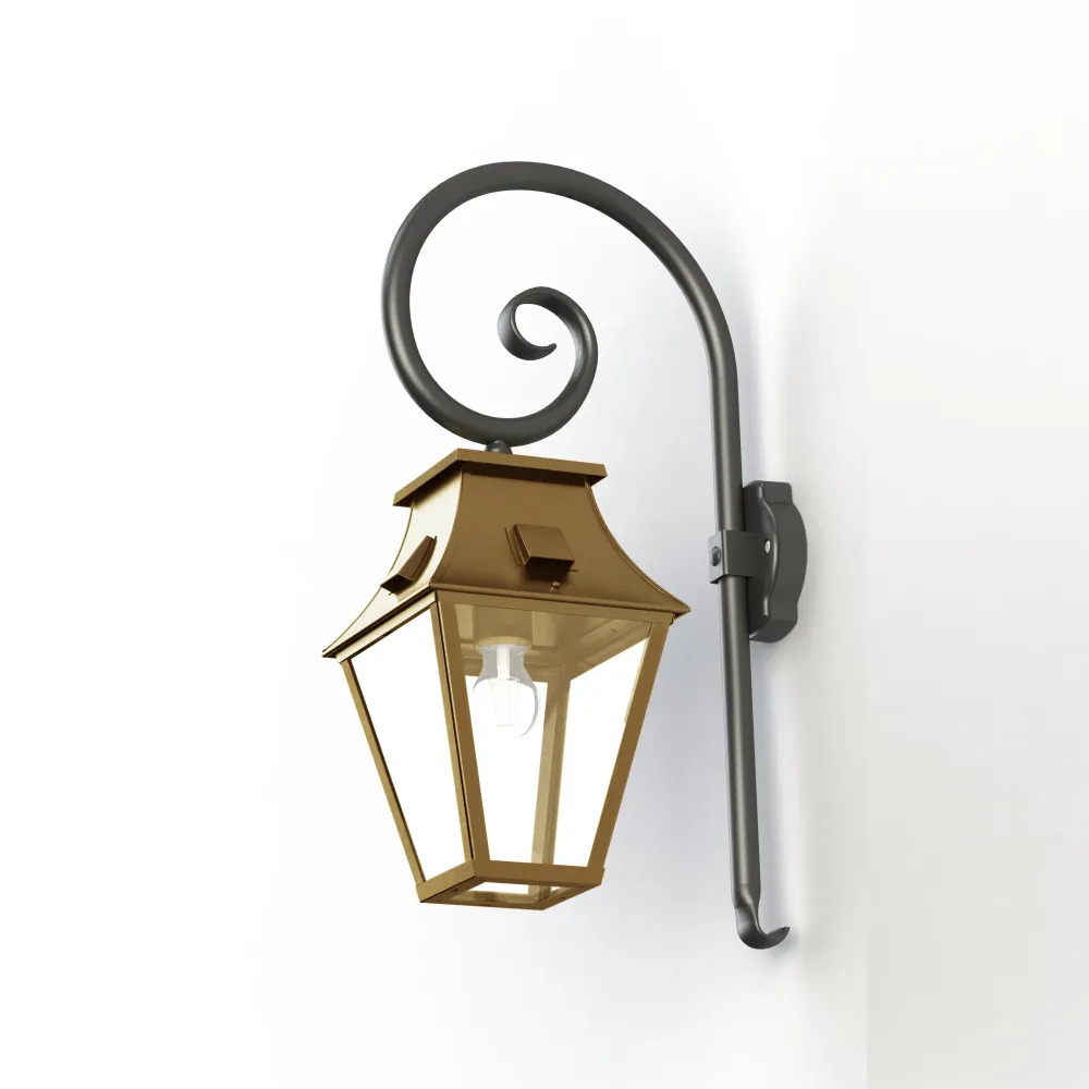 Applique Vieille France N°1 Laiton brut 072 163001072