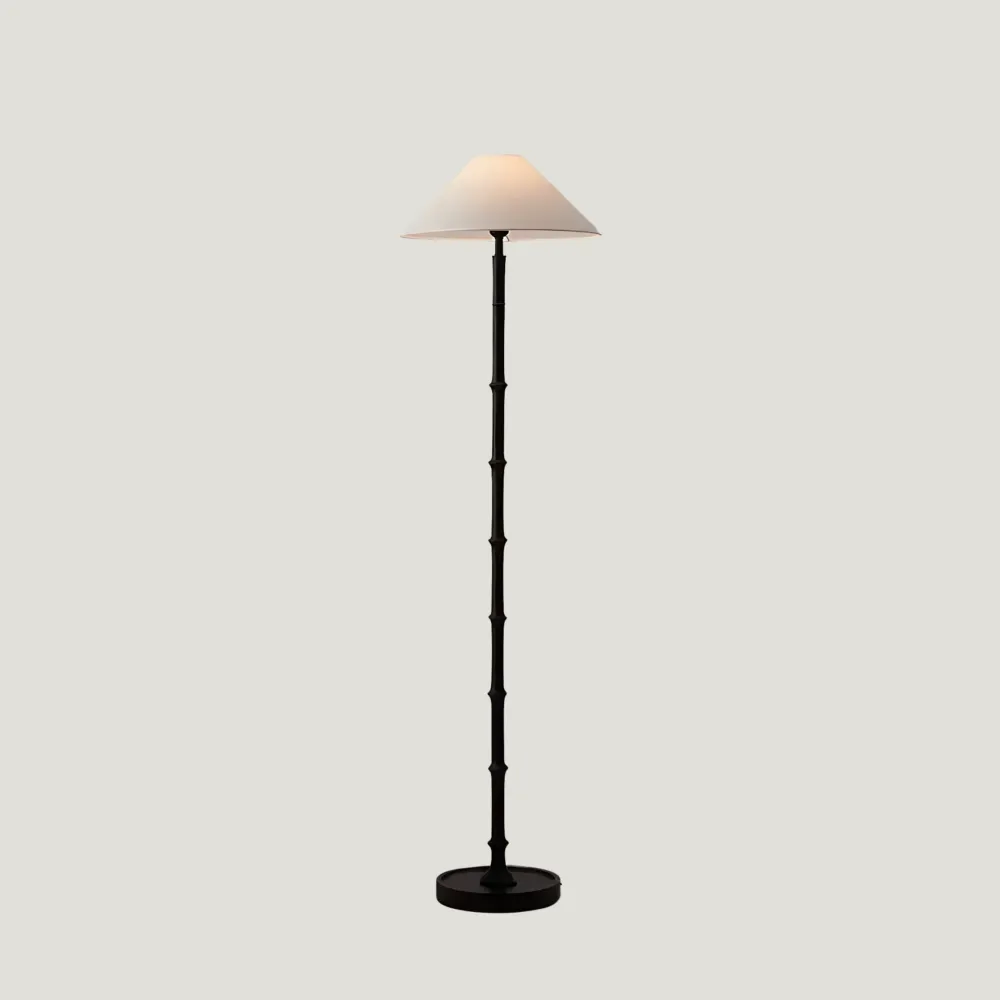 Lampadaire design japandi – Nōka ARC & EMBER