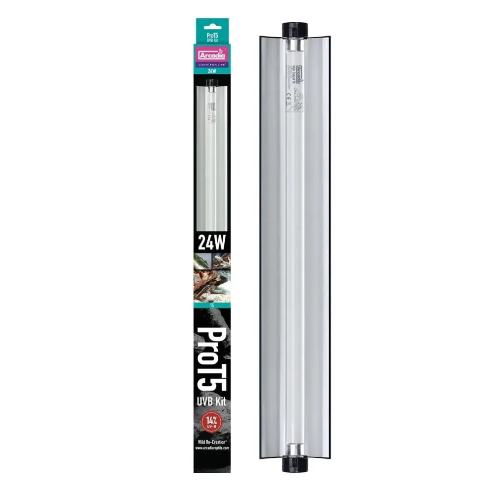 ARCADIA PRO T5 UVB KIT DRAGON 14% UVB 24 WATT