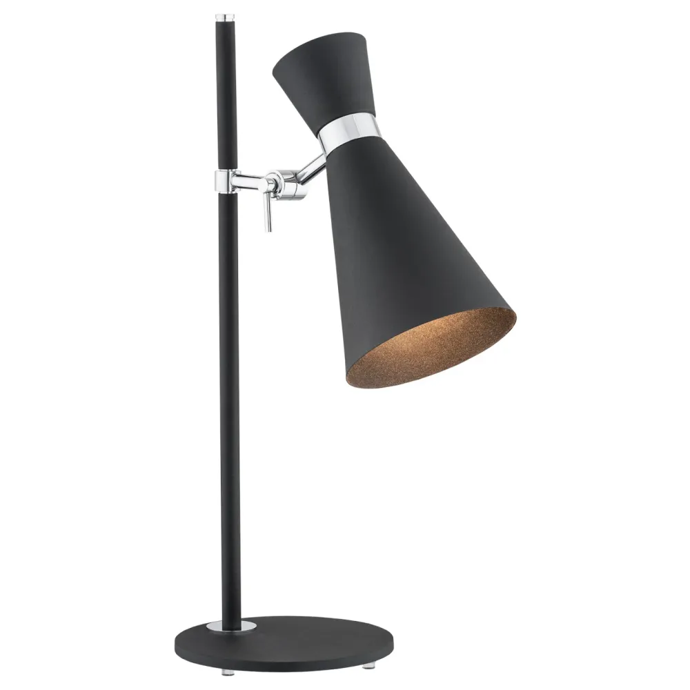 Lampe de bureau Argon Lukka 1L E27 H 53cm White