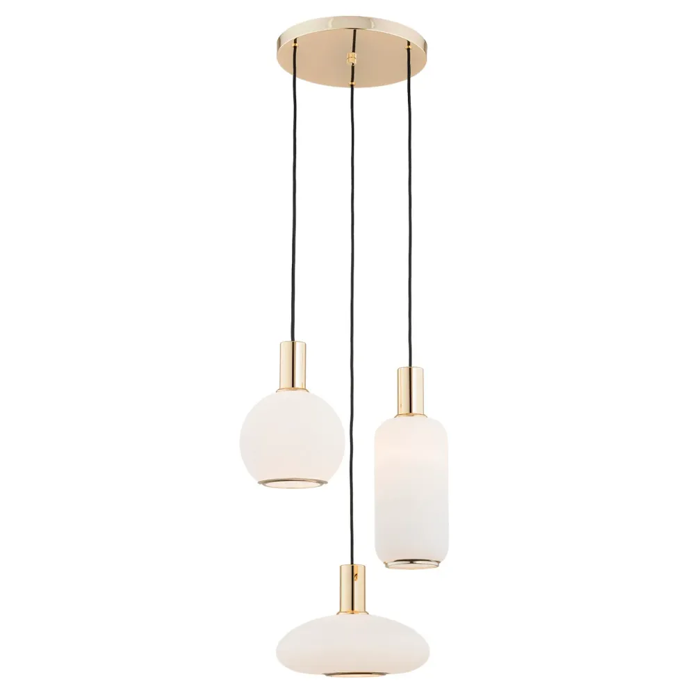 Suspension Argon Sagunto 3L E27 H 105cm
