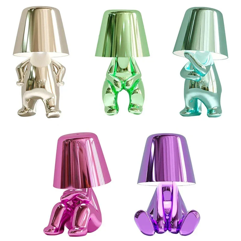 ArtLumière – Lampe LED Design en Forme de Penseur pour Bar et Chambre A