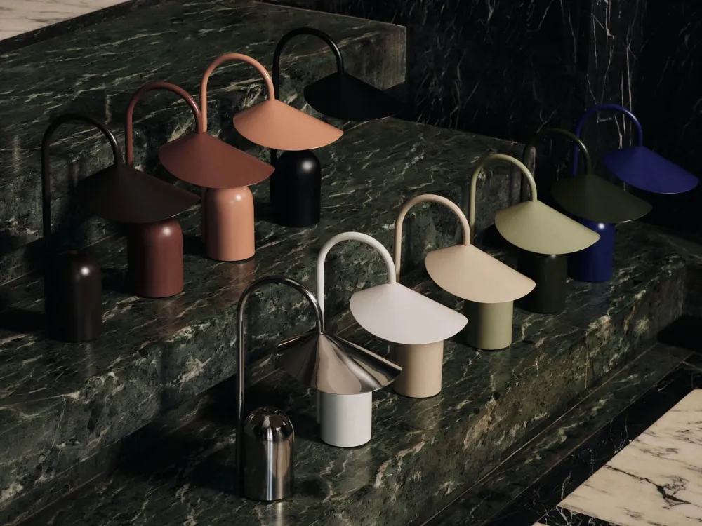 Arum Portable Lamp - Dark Chocolate