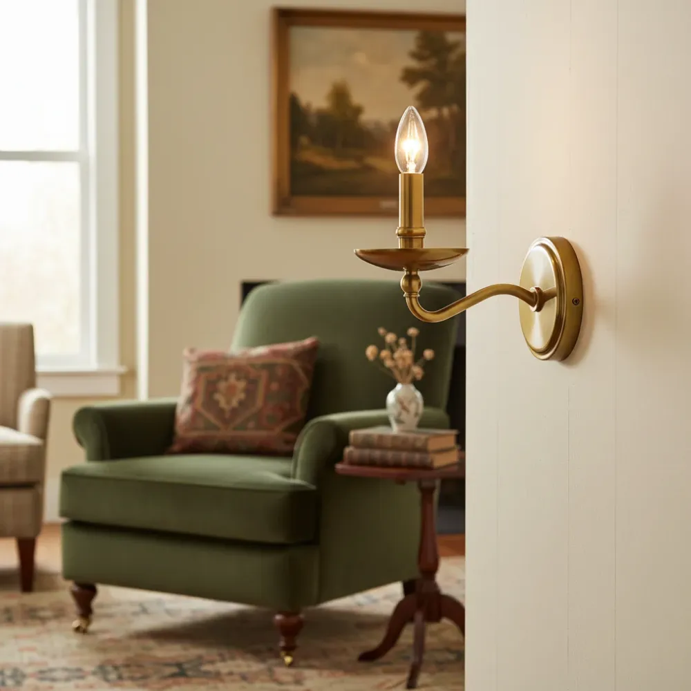 Applique murale en métal vintage Xander At Ease Home Life