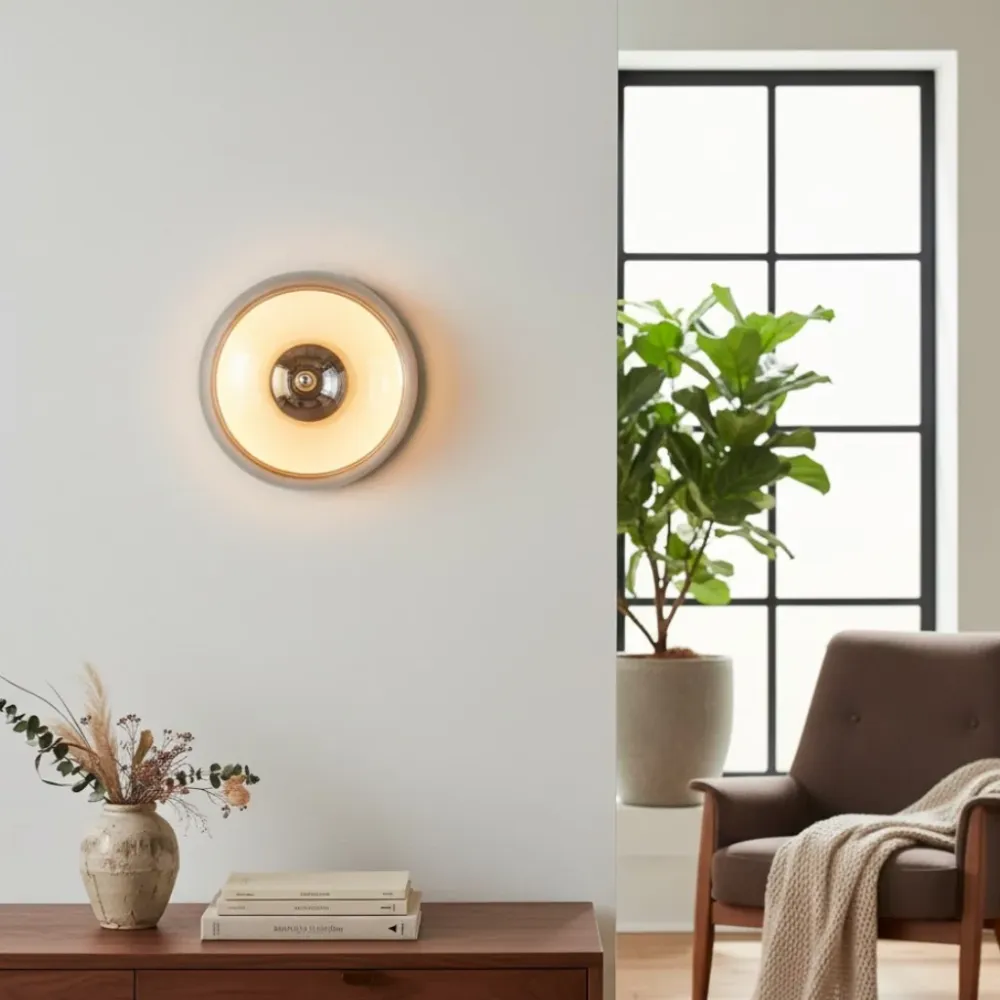 Applique murale en verre incurvé LED minimaliste Liorra Chrome At Ease Home Life