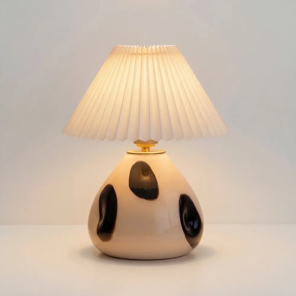 Bailyn Vintage Lampe de Table Plissée Cavolo At Ease Home Life