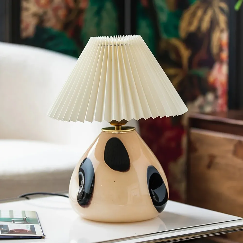 Bailyn Vintage Lampe de Table Plissée Cavolo At Ease Home Life