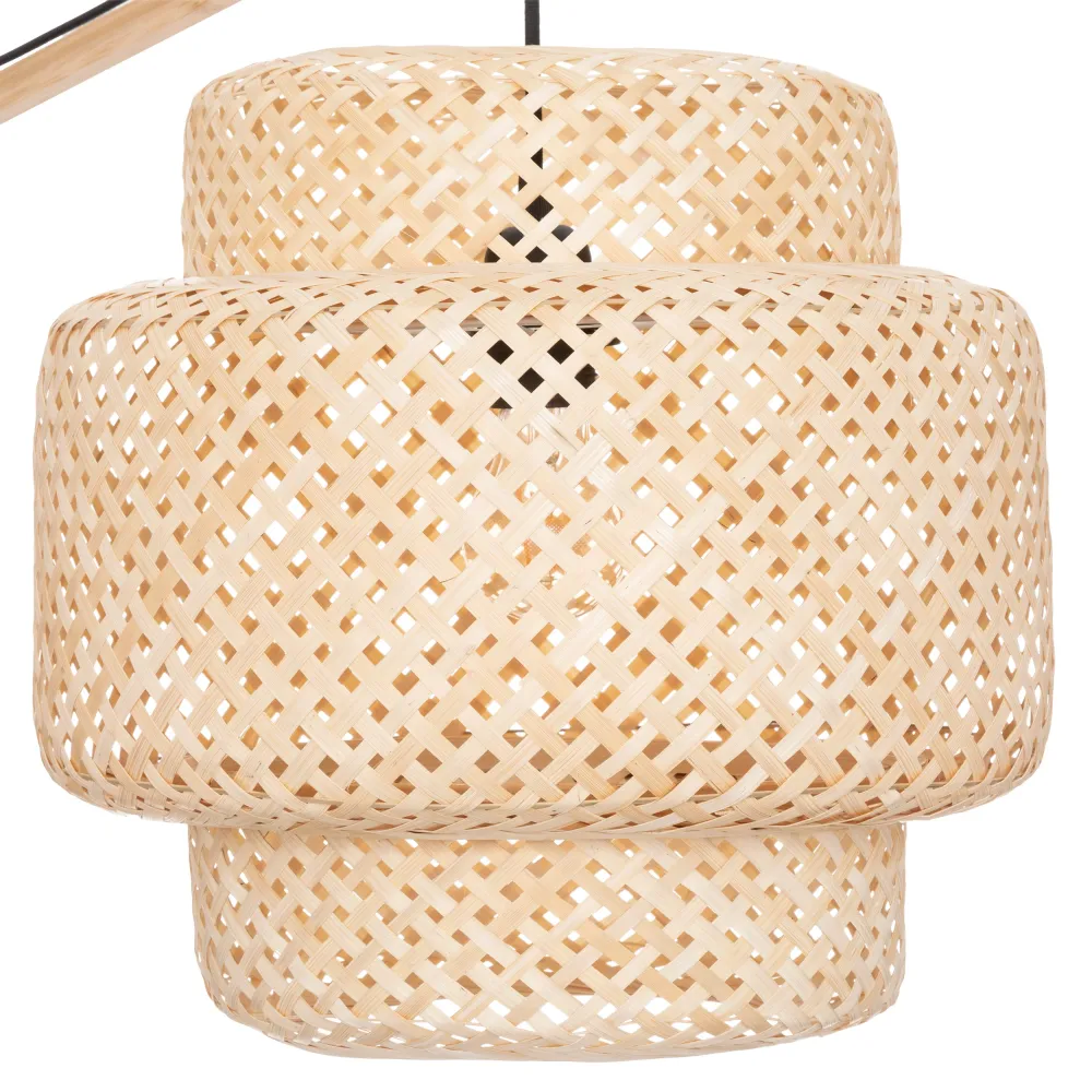 Atmosphera Lampadaire Libi - Bambou - H173 cm - E27