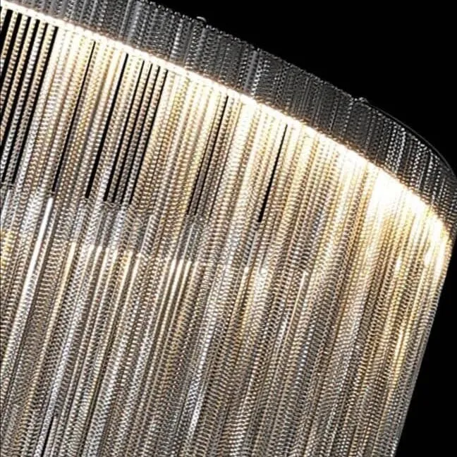 Applique murale moderne à chaîne à leds Chambre à coucher Salon de luxe Luminaires d'intérieur Or Argent Design créatif Ch...