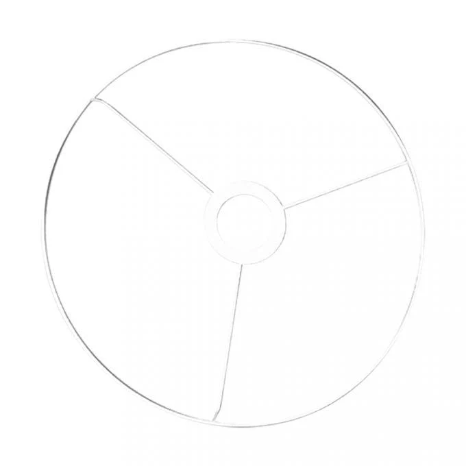 Bague métal Rayher avec croix pour lampe diamètre 20cm 2300000