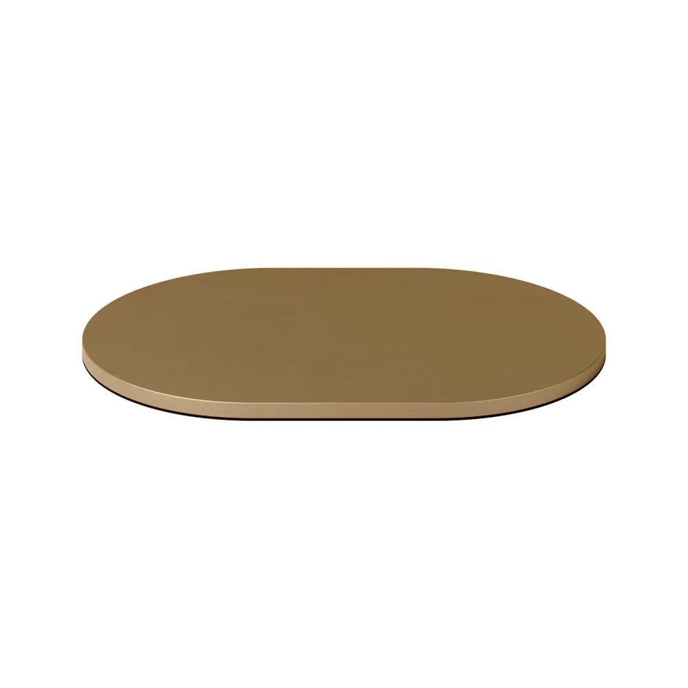 Base métallique ovale pour lampe de table MAG-Y - Bronze satiné
