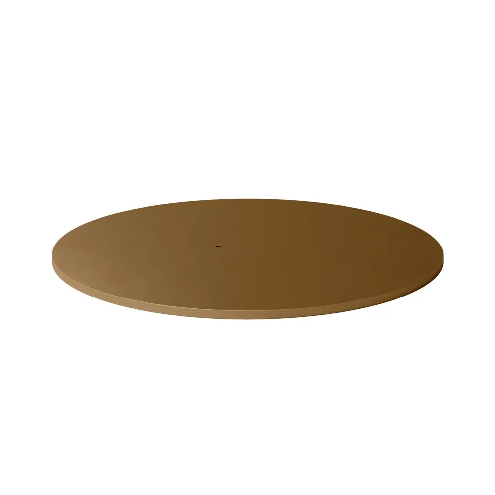 Base métallique ronde pour lampe sur pied MAG-Y - Bronze satiné