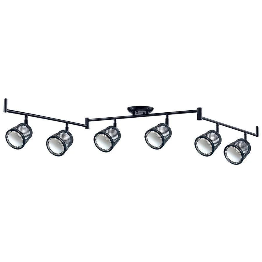 Beldi 1088-TR6 - Rail D'éclairage 6 Lumières de la Collection Baltimore, 64'' X 7.9'', Noir - Liquidation Vente Finale