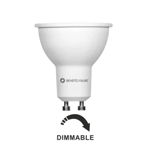 Beneito & Faure Dichroic 3492 LED Dichroic Bulb 8W Dimable GU10 Warm 60º Beneito & Faure