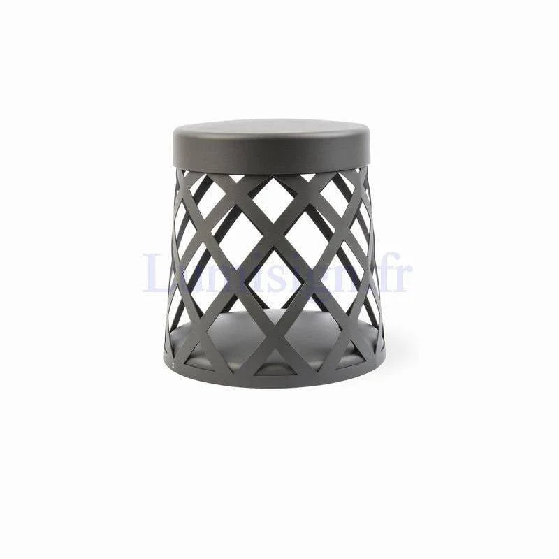 Borne extérieure SHADOW LED - Éclairage gris design pour terrasse