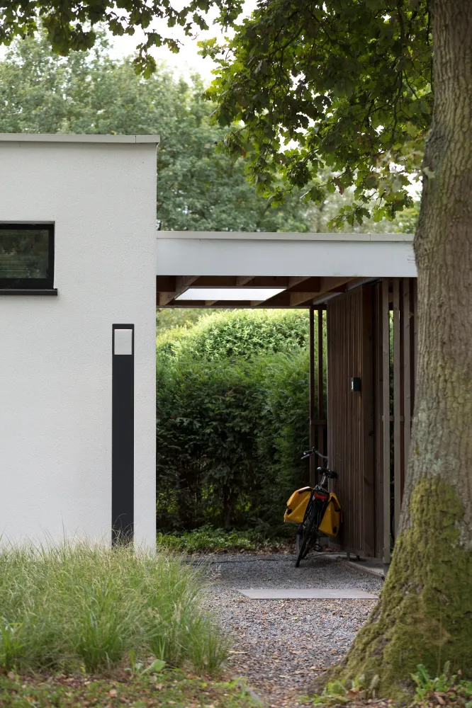 Borne Tétra N°5 LED 12w 2700°k Gris métal 023 162326023