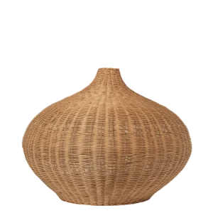 Braided Lampshade - Belly - Natural