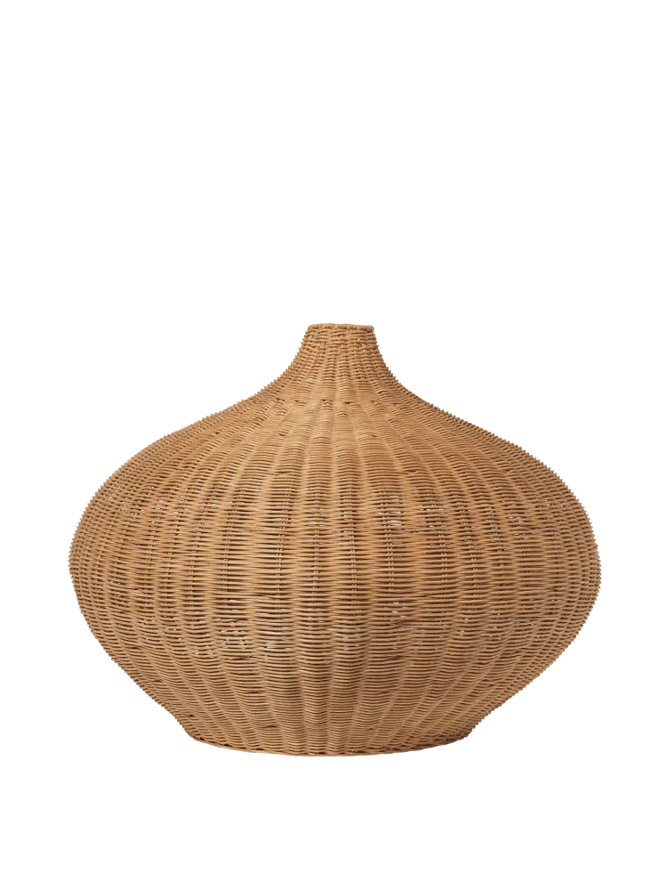 Braided Lampshade - Belly - Natural
