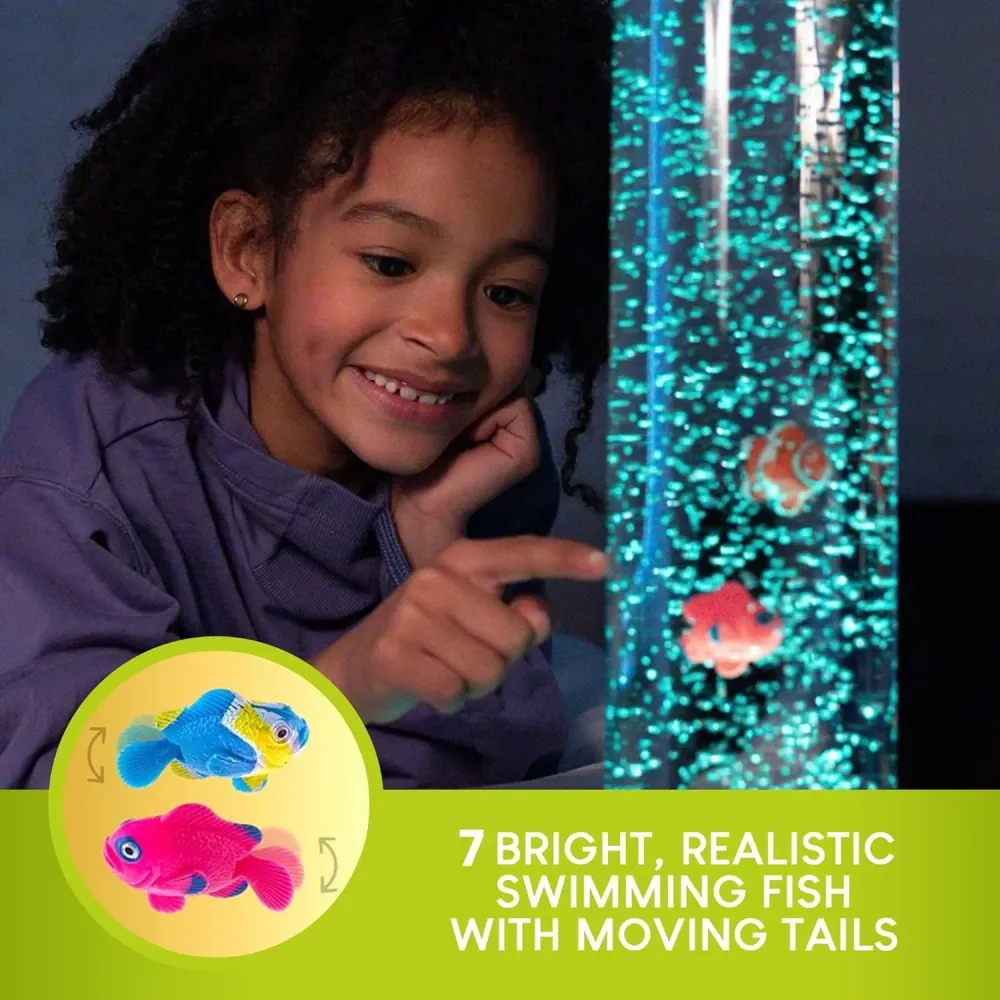 Bubblebeam - Lampe à tube à bulles - Lampe sensorielle apaisante ou veilleuse