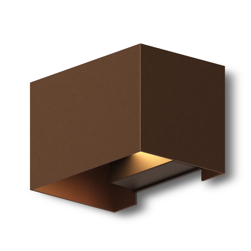 Calex Applique Murale LED Venise - Up & Down - Rouille