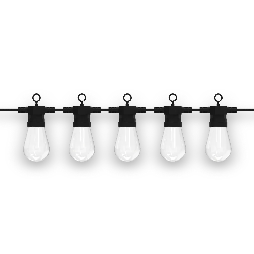Calex Guirlande 10M - Blanc chaud - 10 ampoules