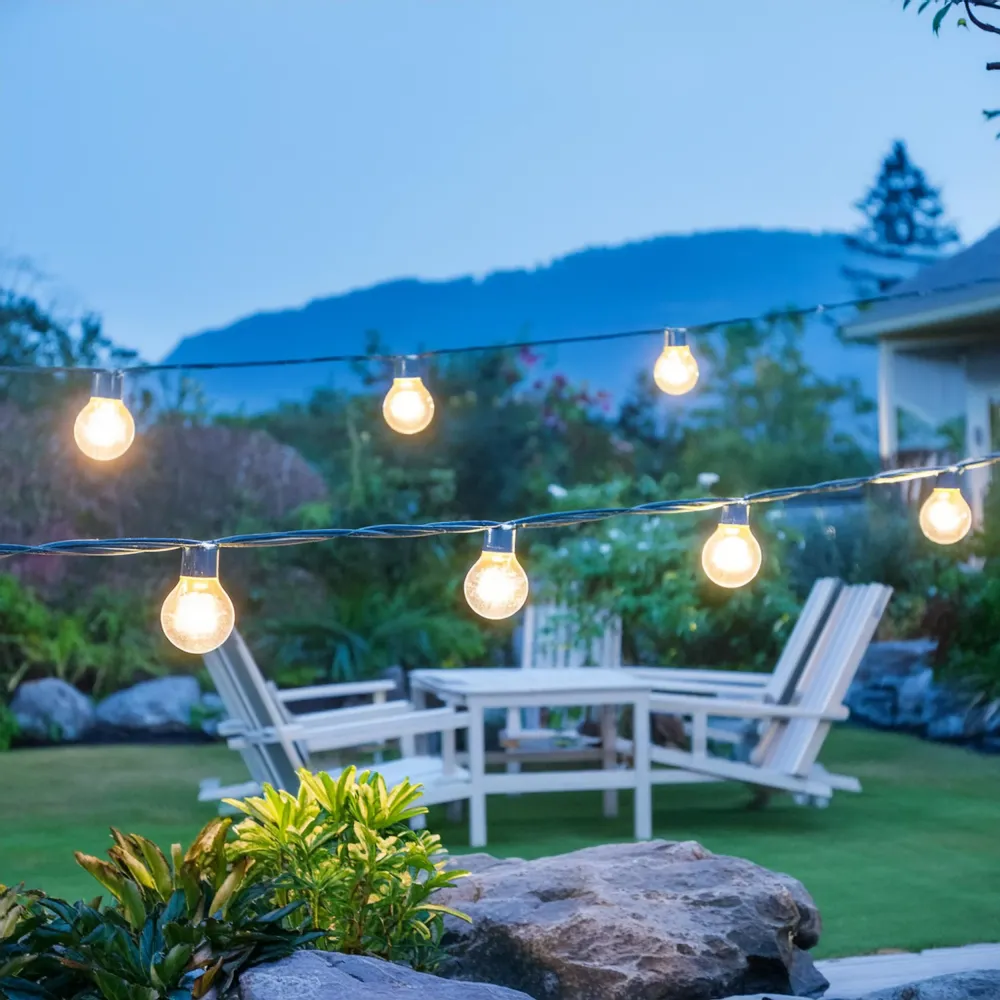Calex Guirlande 10M - Blanc chaud - 10 ampoules