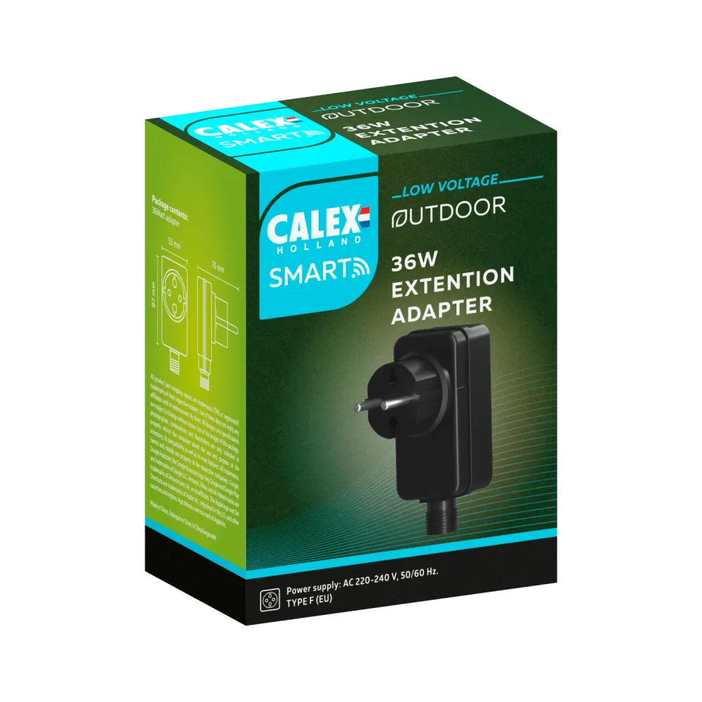 Calex Smart Adaptateur Extérieur - Noir
