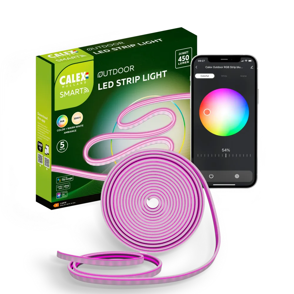 Calex Smart Bande Lumineuse - 5m - RGB + CCT
