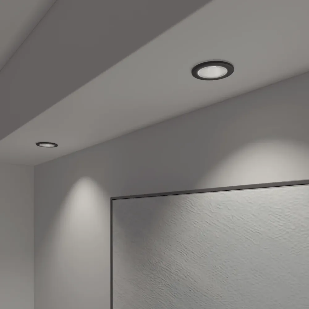 Calex Smart Spot Encastré - 4.9W - Noir - Dimmable