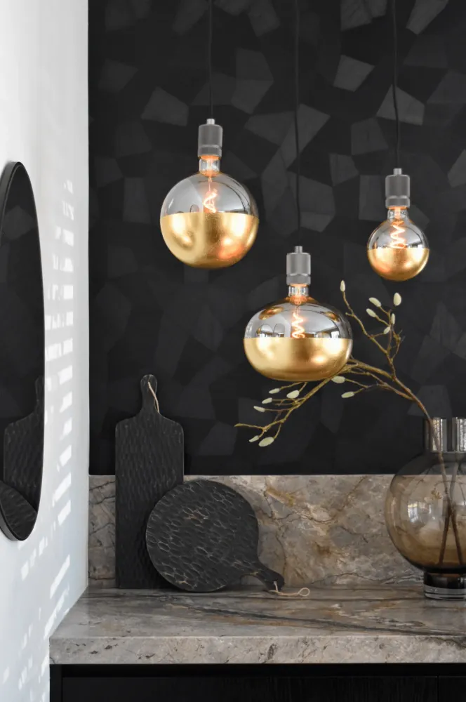 Calex Suspension Luminaire - E27 - Gris