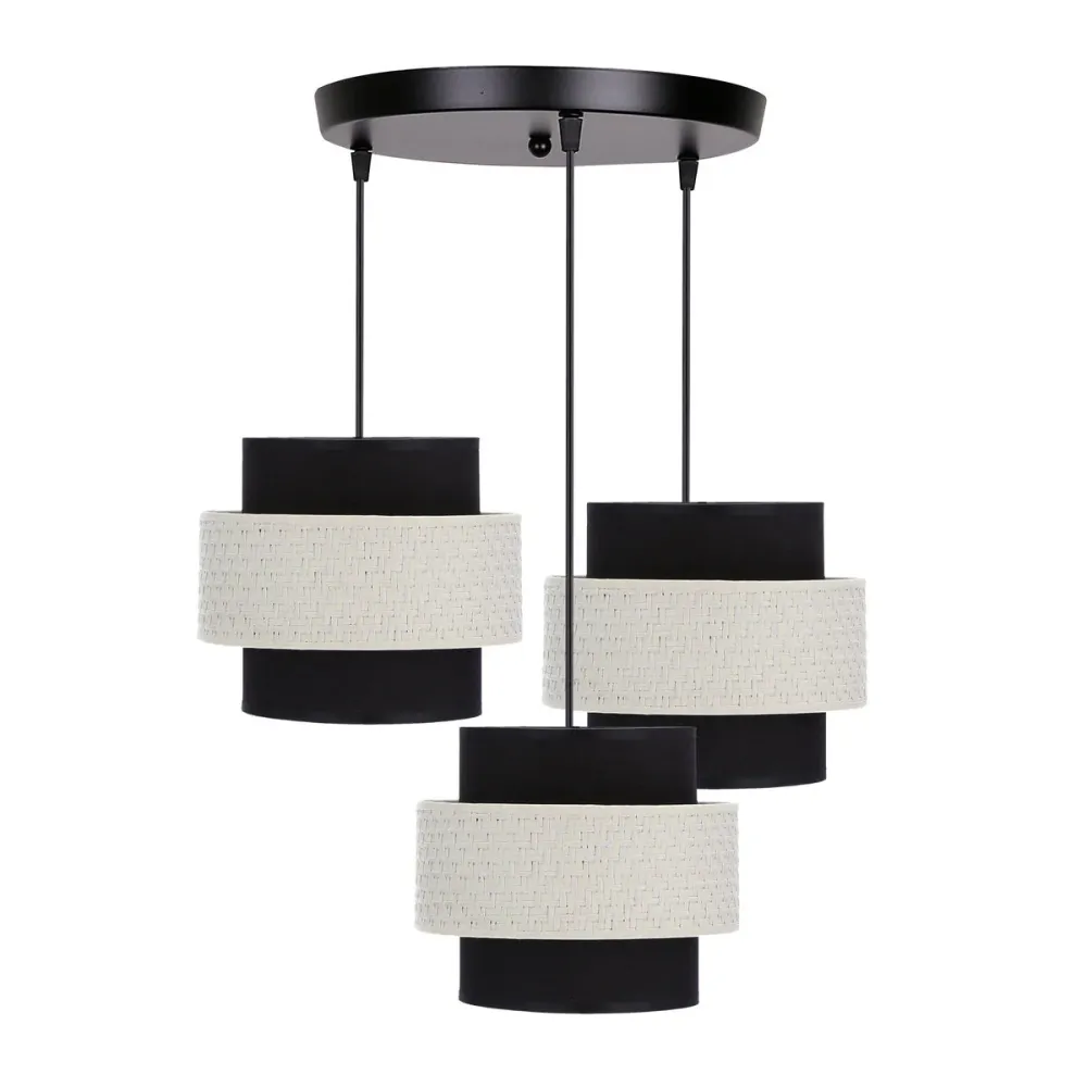 Lampe à suspension Candellux Benta 3L E27 D 45cm