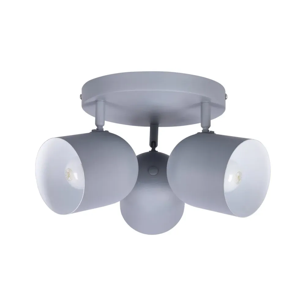Plafonnier Candellux Azuro 3L E27 D 32cm Grey