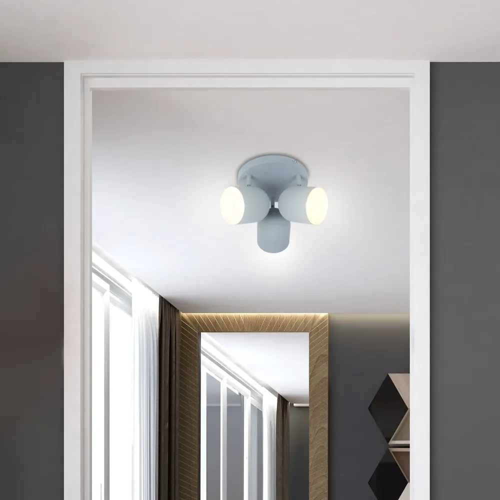 Plafonnier Candellux Azuro 3L E27 D 32cm Grey