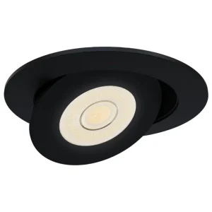 Cardan rotatif Liteline ORBIT 4", rond, noir, SCP4-9W-CCT-BK*