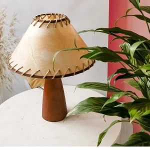ChêneLux - Lampe en bois classique
