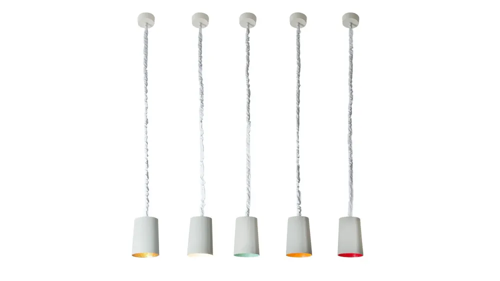 Paint Cemento Suspension Lampe Classic Design Italia