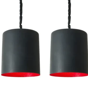 Set 2 Bin Lavagna Suspension Lampe Classic Design Italia