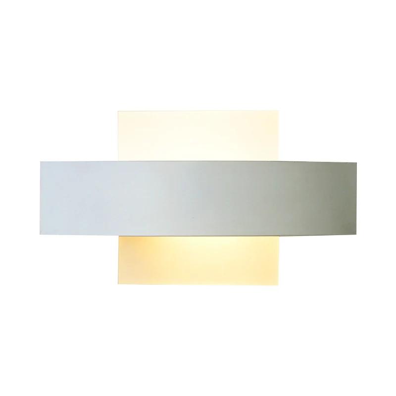 Applique murale à panneau mince en acrylique pour salon, Style moderne, LED blanche Clearhalo