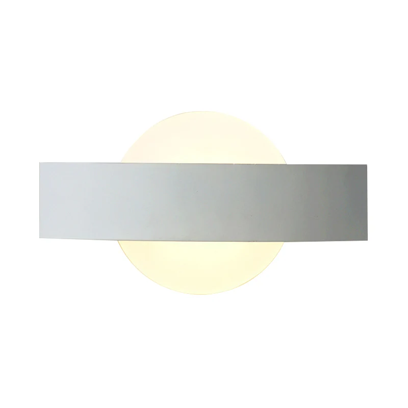Applique murale à panneau mince en acrylique pour salon, Style moderne, LED blanche Clearhalo