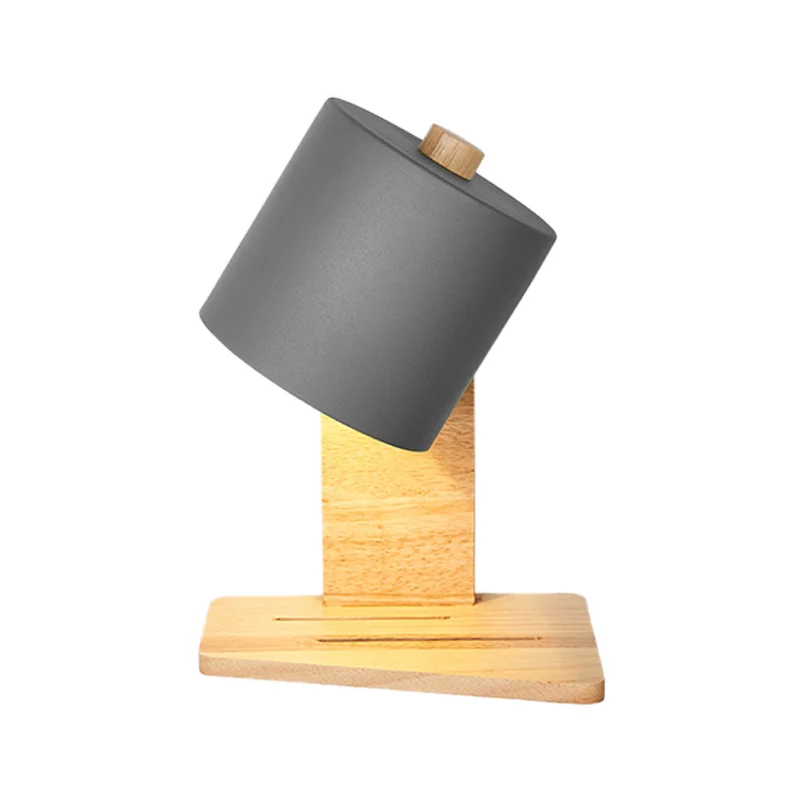 Applique murale tambour réglable en métal nordique, 1 ampoule gris/blanc/vert, luminaire pour chevet Clearhalo