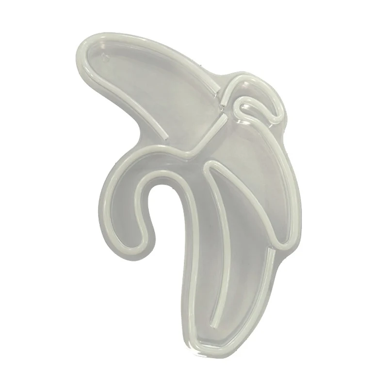 Éclairage mural USB en forme de dessin animé en plastique, veilleuse artistique LED néon pour salon Clearhalo