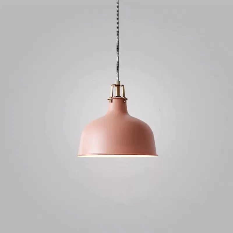 Éclairage suspendu de grange en métal, suspension moderne à 1 tête pour salle à manger Clearhalo