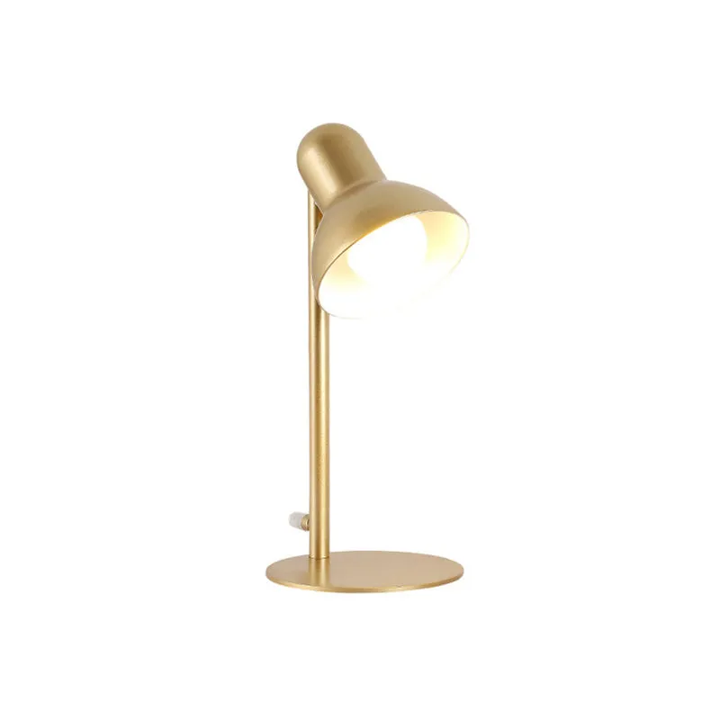 Lampe de bureau à abat-jour en forme de dôme noir/blanc, Loft élégant en métal, 1 ampoule, Mini éclairage de bureau sur pi...