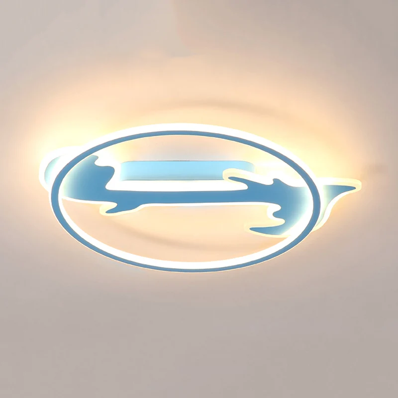 Lampe encastrée en forme d'arbre pour chambre de bébé, plafonnier LED en acrylique de Style nordique Clearhalo